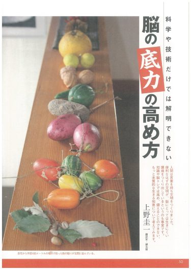 【P.50～】脳の“底力”の高め方／『「自然治癒力を高める」新シリーズ「ナチュラル・オルタナティブ」ヘルスブック⑥　脳から始める新健康習慣 病気の予防と幸福感の高め方』