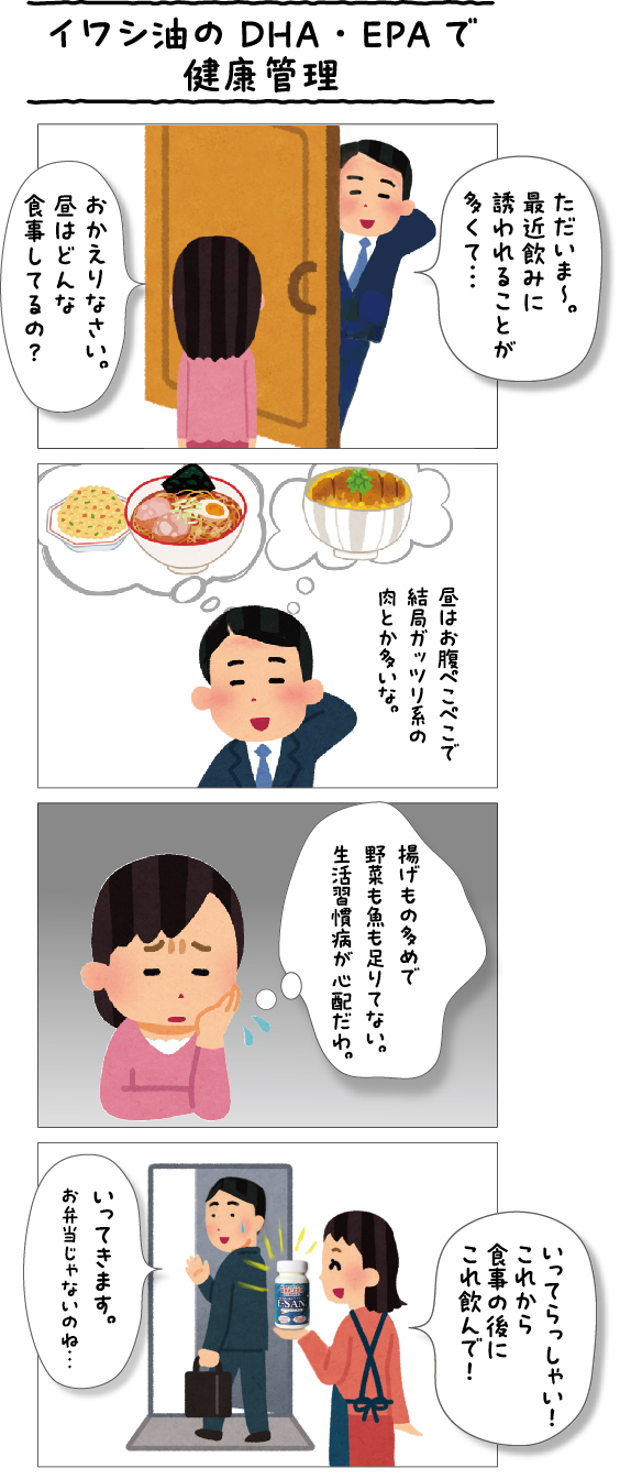 DHA・EPAのマンガ