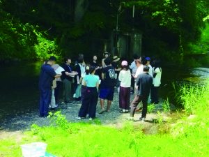 川での探究のスタート