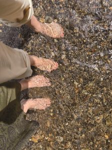 気持ちよかった川の水